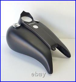 #1 Roadking 5 Gallon Extended Tank Cover With #2 Dash Harley Stretched Bagger