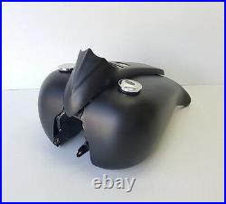 #1 Roadking 5 Gallon Extended Tank Cover With #2 Dash Harley Stretched Bagger