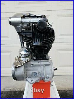 1937 Harley Davidson Knucklehead Engine (completely Restored) (mint Condition)