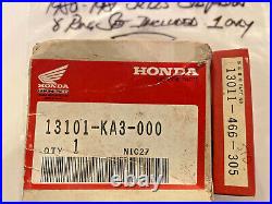 1980-81 CR125R PISTON & RINGS INC, 13101-KA3-000 Genuine Honda Parts NOS, RP196