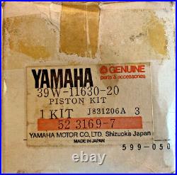 1983-1985 YZ125 2ND O/S (0.50) PISTON KIT, 39W-11630-20, Genuine Yamaha Parts NOS