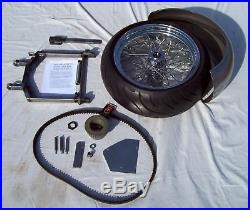 1991-2003 240/250 XL Sportster Wide Tire Swingarm Kit incl. Wheel/Tire/Fender