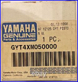 1997 YZ125 PISTON KIT, GYT4XM050000, Genuine Yamaha Parts NOS GYT, RP265 T1CP