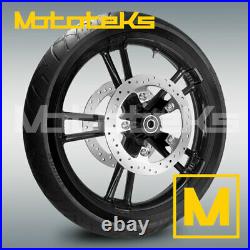 21 Black Enforcer Wheel Rim Tire Rotors For Harley Touring Bagger Models 08 Up
