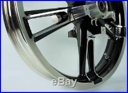 21 ReInforcer Black Cut Front Wheel with Tire Lift Brackets Enforcer Style