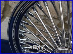 21x3 & 16x3.5 Dna Mammoth Fat Daddy 52 Spoke Wheels 4 Harley Softail & Touring