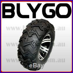 25X10- 12 inch Rear Back ALLOY Wheel Rim Tyre Tire Quad Dirt Bike ATV Buggy