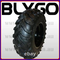 25X8 12 inch Front ALLOY Wheel Rim + Tyre Tire Quad Dirt Bike ATV Buggy UTV