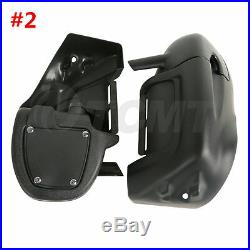 6.5 Speaker Box Pods Lower Vented Leg Fairings For Harley Davidson Touring FL