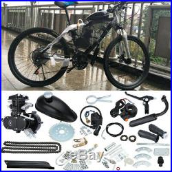80cc 2-Stroke Petrol Gas Moto Bicycle Kit Motorised Cycle Engine Single Cylinder