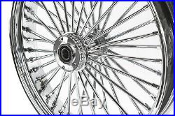 ACM 21 x 3.5 46 Fat Daddy Spoke Front Wheel Chrome Rim Harley Touring Softail SD