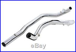 ACM Chrome True Duals Headers Exhaust Pipes System Harley Touring Bagger 95-08