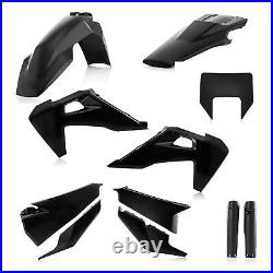 Acerbis Full Plastics Kit Black Husqvarna Fe 501 2020 20 2021 21 2022 22