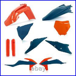 Acerbis Full Plastics Kit Blu Orange Ktm Sx-f 250 2019 19 2020 20 2021 21