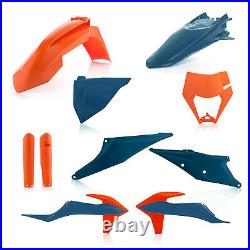 Acerbis Full Plastics Kit Blu Orange Ktm Xcf-w 350 2020 20 2021 21 2022 22