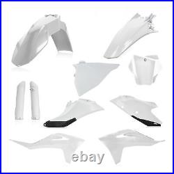 Acerbis Full Plastics Kit White Black Gas Gas Ex 350 F 2021 21 2022 22