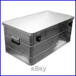 Alukiste Alubox Lagerbox Lagerkiste 140 Liter 90 cm Truhe Box Kiste mit Deckel
