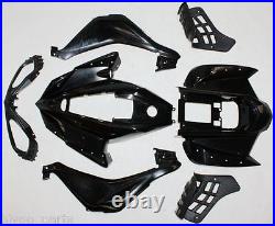 BLACK Plastics Fairing Fenders Cover Guard Kit 250cc Sport Quad Dirt Bike ATV