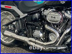 Bassani Road Rage 3 2 Into 1 Chrome Exhaust Pipe M8 Harley Softail Breakout FLFB