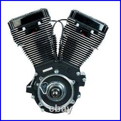 Black Edition S&S 111 V111 Evolution Evo Long Block Motor Engine Harley Chopper