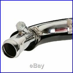 Black Staggered Short shots Exhaust & Heat Shield For Harley Sportster 2004-2013