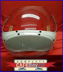 Cafe Racer Fairing With Clear Screen & Headlight Bubble Rickman / Avon Style