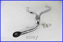 Chrome 2-into-1 21 Lake Side Pipe Exhaust System Harley FXD 91-05