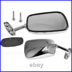 Chrome Replacement Fairing Mirrors Replaces OEM For Honda Goldwing GL1100