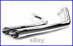 Chrome Staggered Shortshots Short Shots Exhaust Drag Pipes Harley Sportster 14+