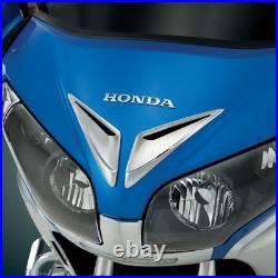 Chrome Windshield Garnish Vent Accents For Honda Goldwing GL1800