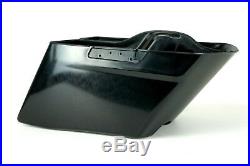 Custom Stretched CVO Style Extended Dual Saddlebags Bags Harley 14-18 FLHX FLTR