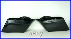 Custom Stretched CVO Style Extended Dual Saddlebags Bags Harley 14-18 FLHX FLTR