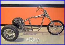 Custom Trike Softail Bobber Chopper Frame Rolling Chassis Roller Harley Bike Kit