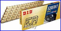 DID ERV 7 520 X 120 Link X Ring Gold Motorcycle Chain Off Road Racing Motocross