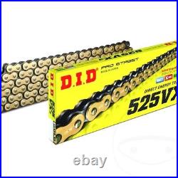 DID VX3 Chain Gold & Black 525 Pitch 114 Links