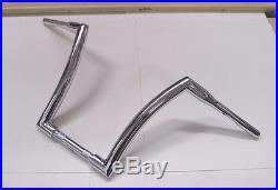 Dna Monster Bars 14 Fat Ape Hanger 1-1/2 Chrome Handlebars Harley