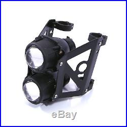 Dual Stacked Motorbike Headlight Streetfighter Projector Dual Lights 50mm 51mm