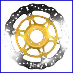 EBC MD666XC Motorcycle Motorbike Front Left Brake Disc Gold / Silver 320mm