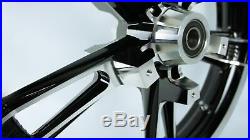 Enforcer Style ReInforcer Black Cut Front 21 Wheel Rim Harley 08-20 FLH