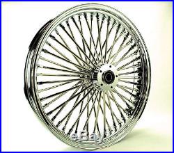 Fat Daddy 52 Mammoth Chrome Spoke 21 3.5 Front Wheel Rim 08+ Harley Touring ABS
