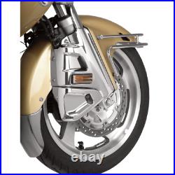 Front Chrome Caliper Covers for the Honda Goldwing GL1800 Sleek and Sporty