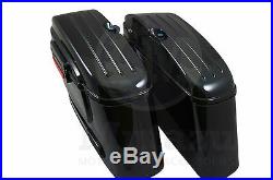 HL Black Out Hard Bag Saddlebags C50 C90 M109R Shadow Vulcan VTX Road V Star