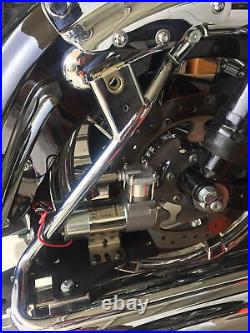 Harley Davidson Bagger Air Ride Kit with Pressure Gauge & Universal Bracket 94-21