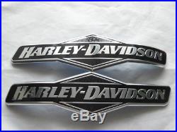 Harley Davidson Skull Tankschilder Tankembleme Tank Embleme 62299-06 & 62300-06