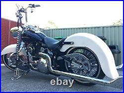 Harley Davidson Softail 4.5 Streched Fender Kit Cholo Vicla Fits 23 & 150 tyre