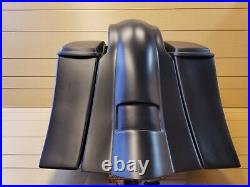 Harley Davidson Softail 6Down/Out Stretched Saddlebags Fender, Deluxe & Heritage
