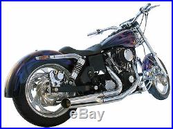 Harley Dyna Super Glide Wide Low Rider 2 into 1 Exhaust PRICE REDUCED M131410S