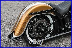 Harley-davidson 4 Stretch Softail Rear Fender With Tip 00-17