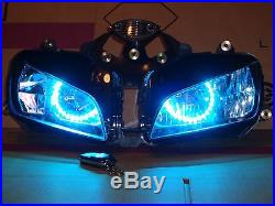 Honda CBR600RR 2003-04-05-2006 Custom Headlight assembly Multi color Angel eye