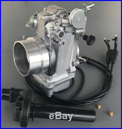 Honda XR600 XR650L Mikuni Carburetor, TM42-6 42mm Flatslide Pumper Knob Choke